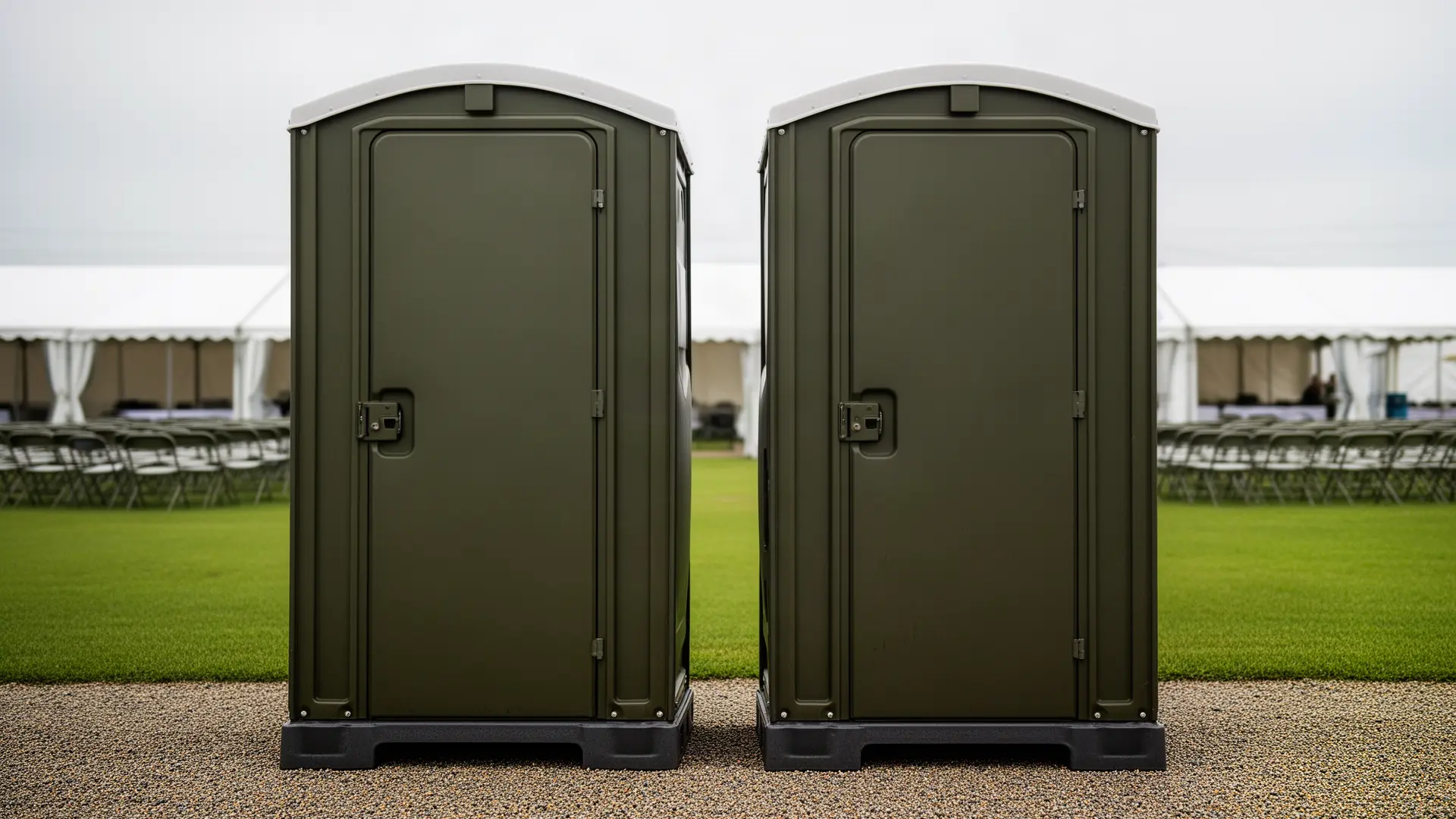 Clean porta potty unit from Cottonwood Lake Porta Potty Rental in Los Angeles, CA